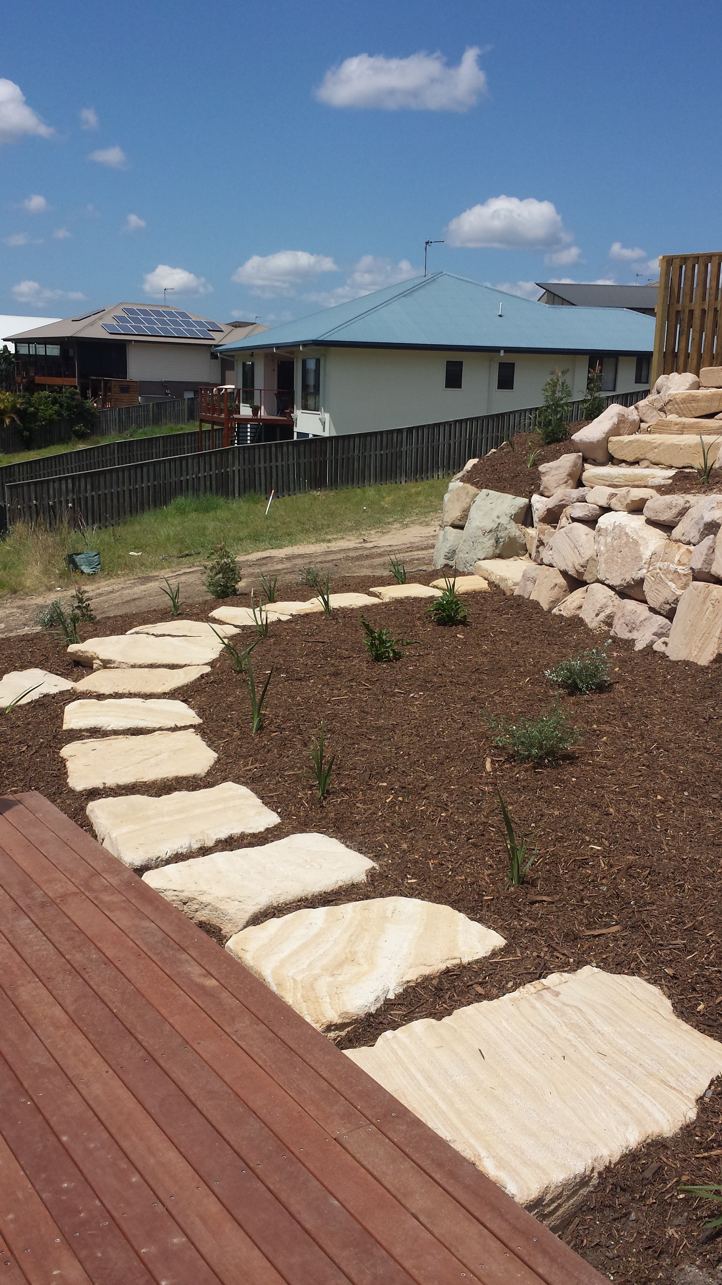 Sandstone random steppers