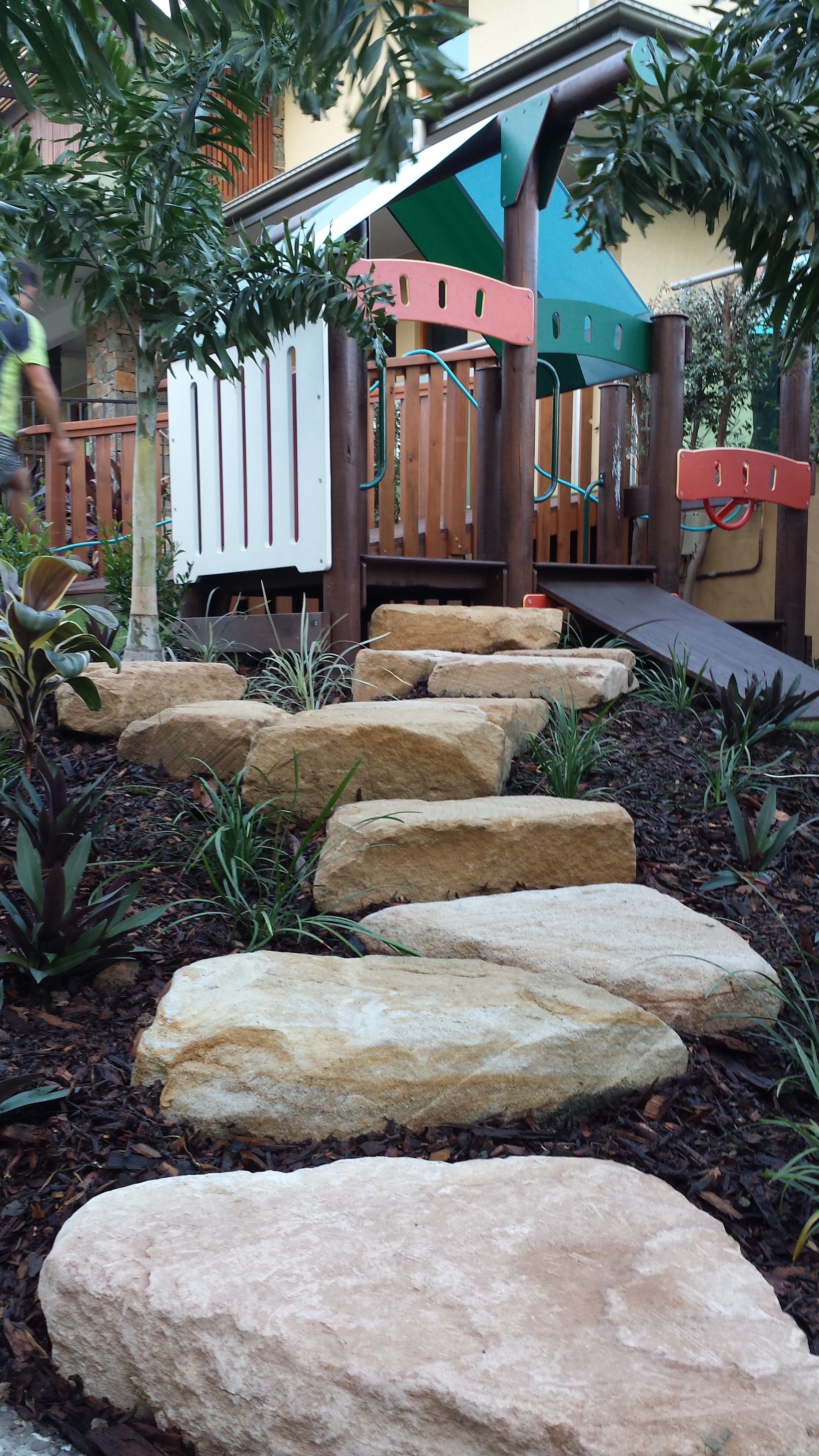 Sandstone random steppers